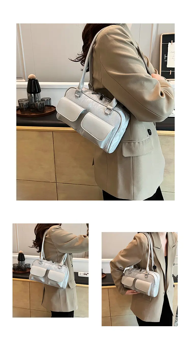 White PU Shoulder Bag for Women 2024 New Arrival — feature 22