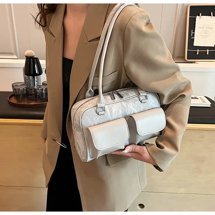 White PU Shoulder Bag for Women 2024 New Arrival — feature 35