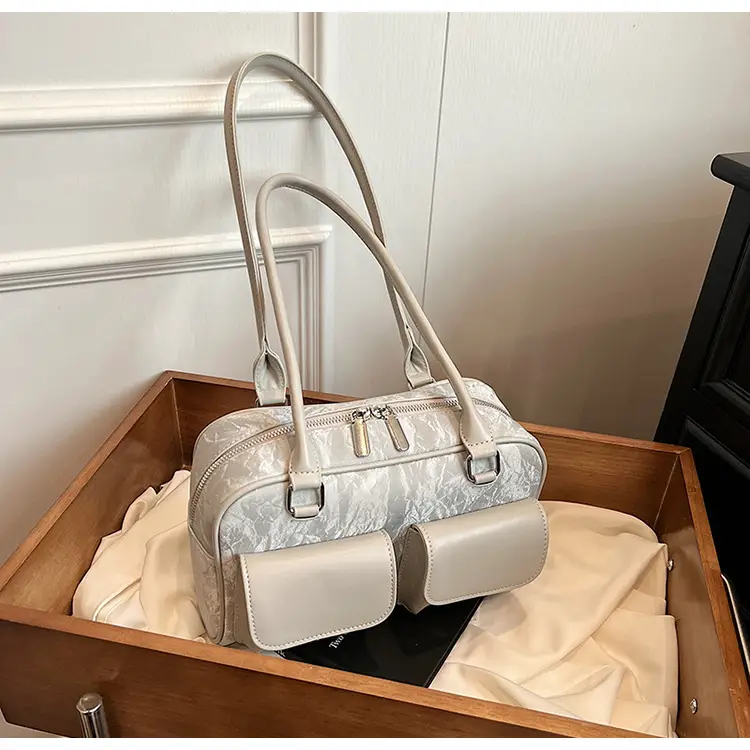 White PU Shoulder Bag for Women 2024 New Arrival — feature 43