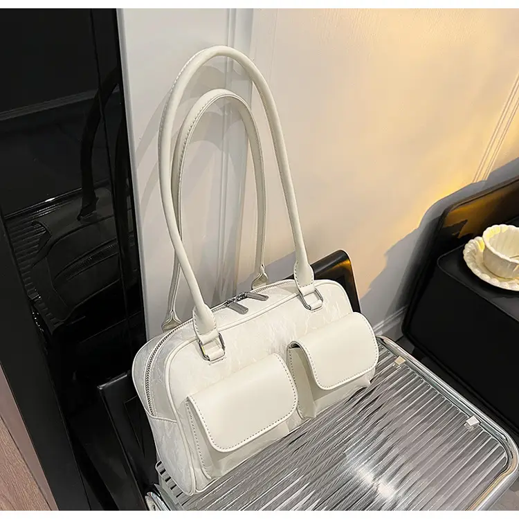 White PU Shoulder Bag for Women 2024 New Arrival — feature 48