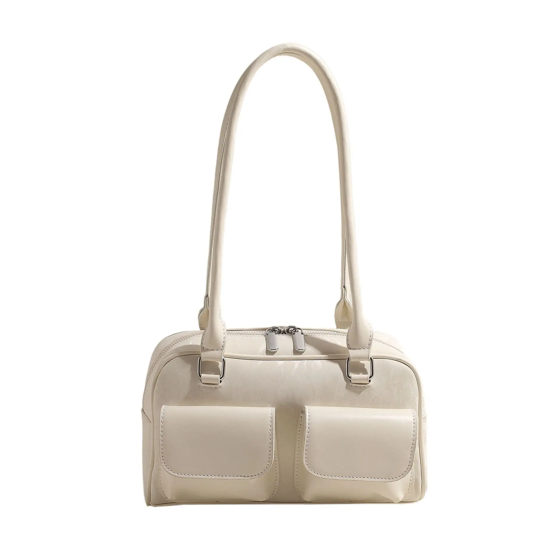 White PU Shoulder Bag for Women 2024 New Arrival - Image 2