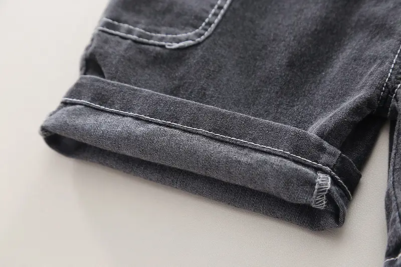 2024 Boys Summer Striped T-Shirt & Denim Shorts Set — feature 13