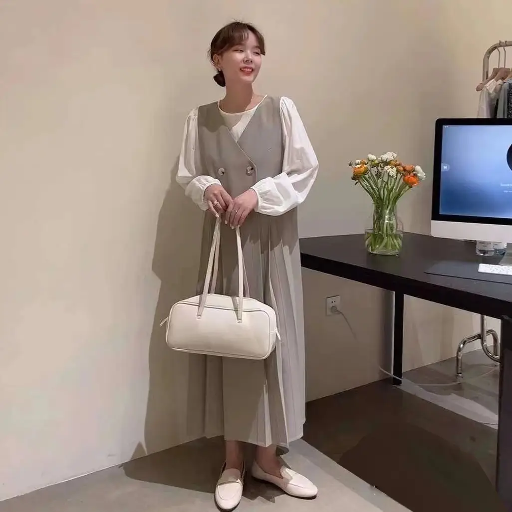 Women Shoulder Bag Brown Leather Satchel 2025