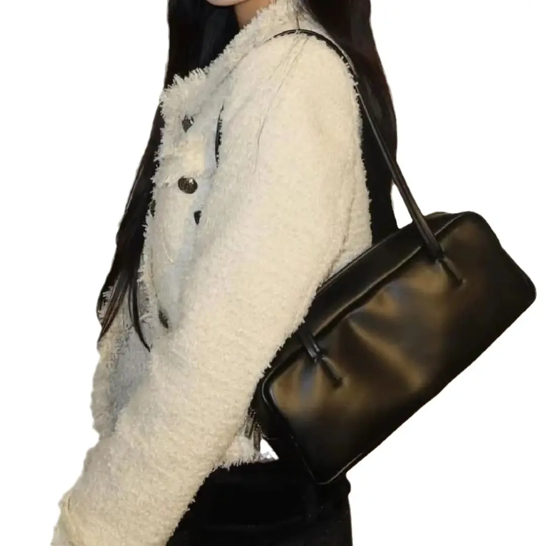 Women Shoulder Bag Brown Leather Satchel 2025