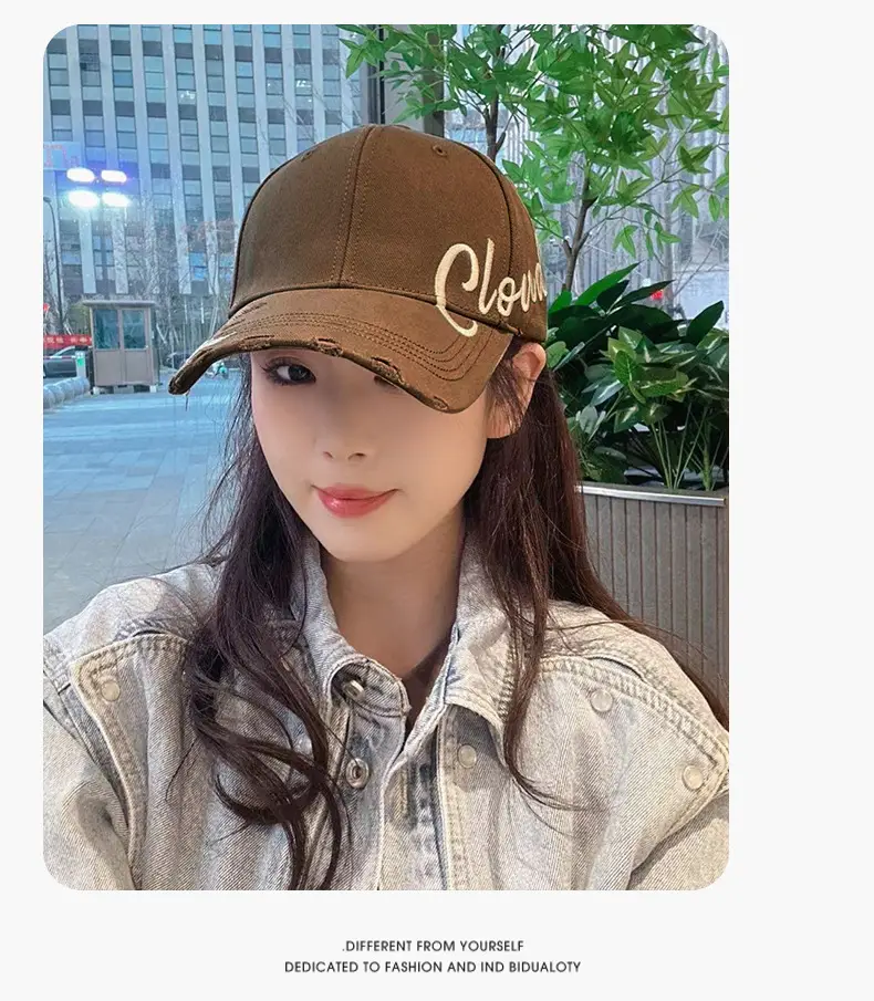 Beige Crewn't Embroidered Baseball Cap Women Men Summer — feature 10