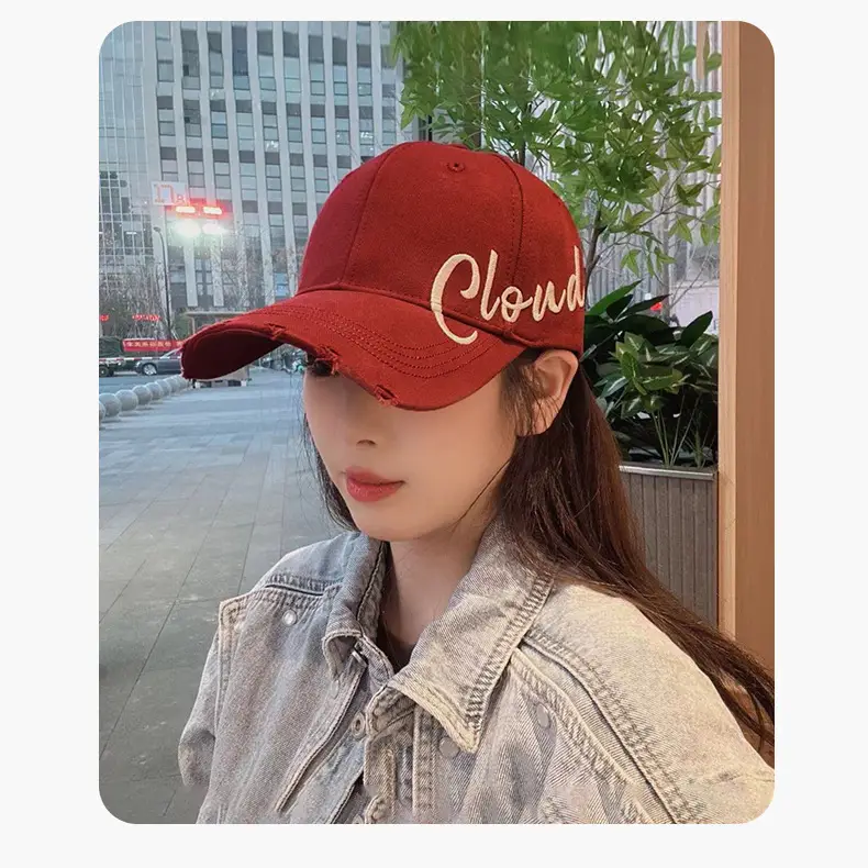 Beige Crewn't Embroidered Baseball Cap Women Men Summer — feature 11