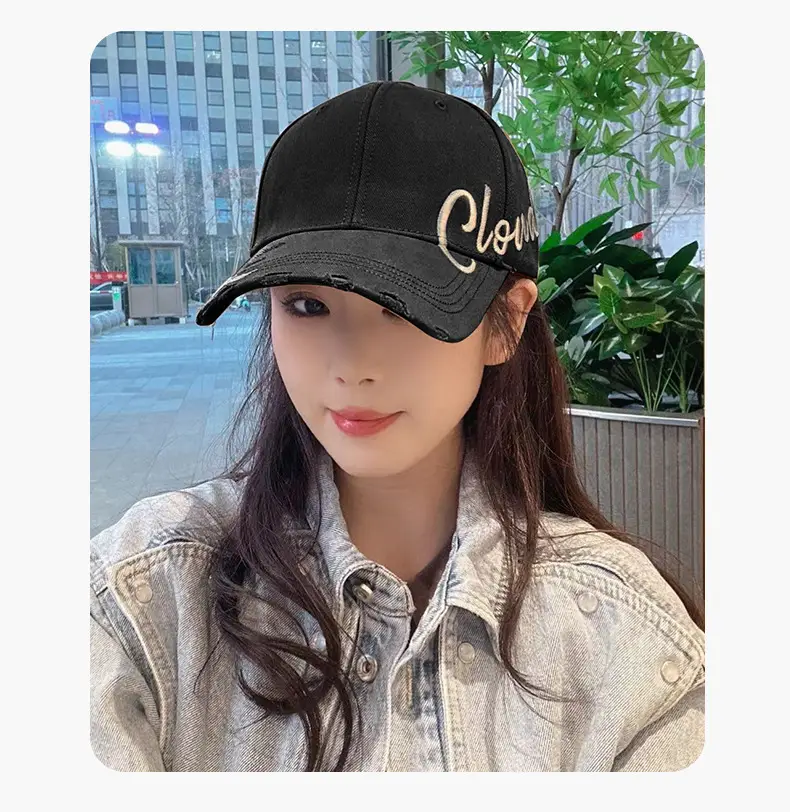 Beige Crewn't Embroidered Baseball Cap Women Men Summer — feature 12