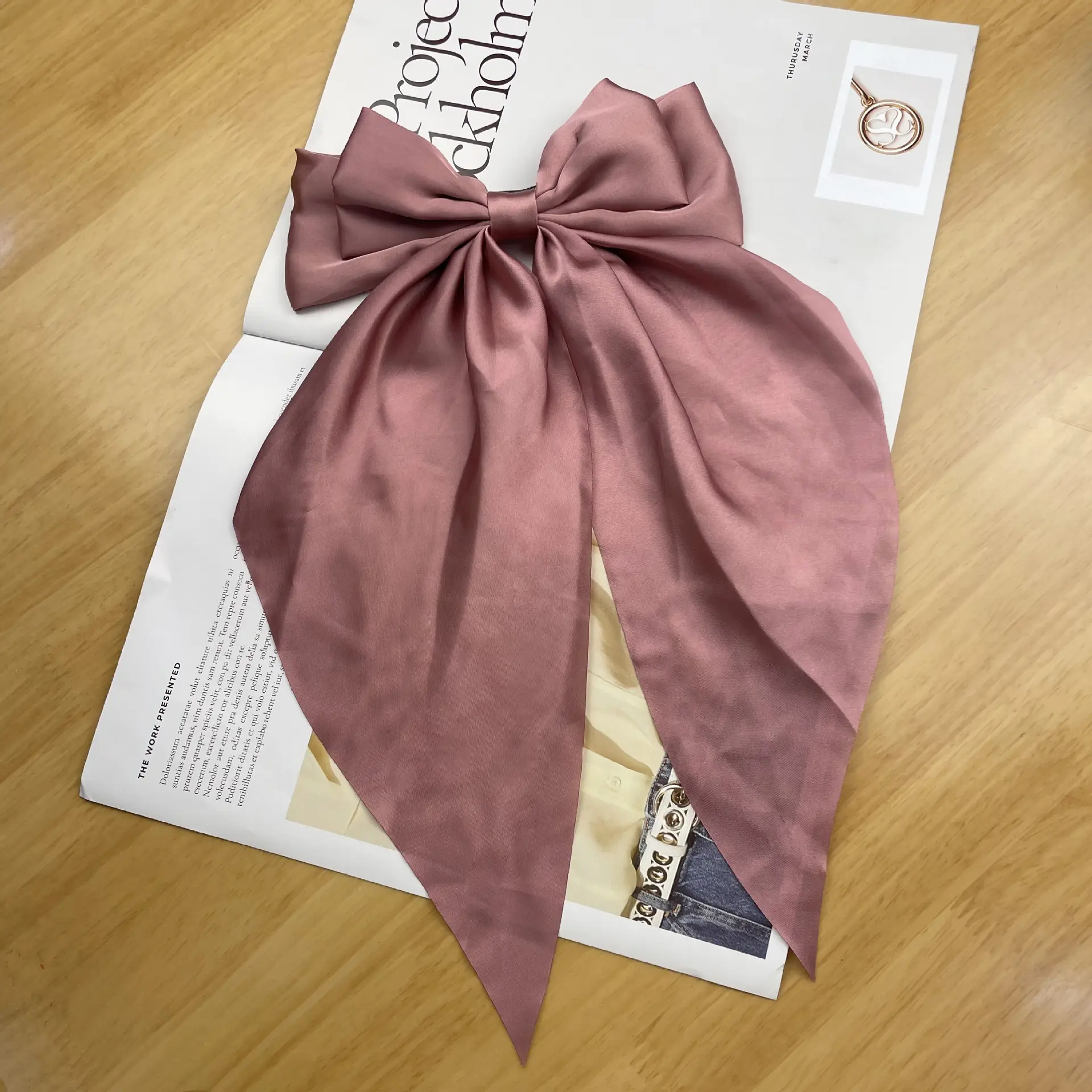 Black Bow Hairpin Clip for Women — feature 14