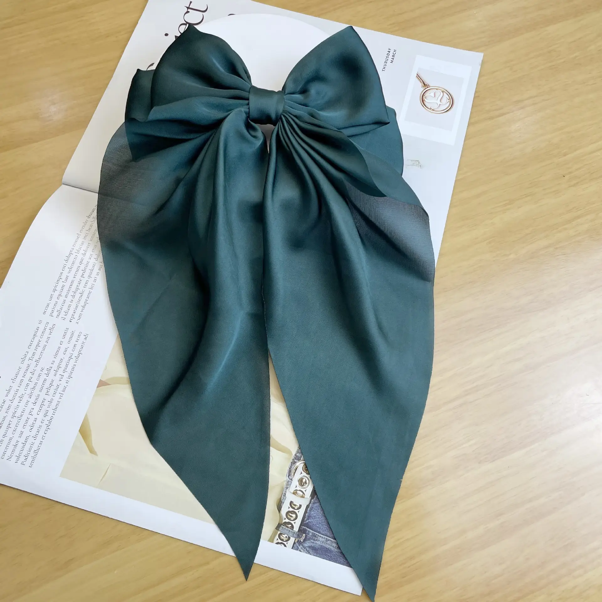 Black Bow Hairpin Clip for Women — feature 18