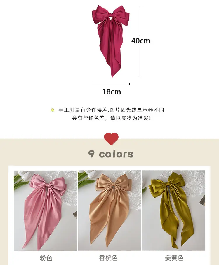 Black Bow Hairpin Clip for Women — feature 2