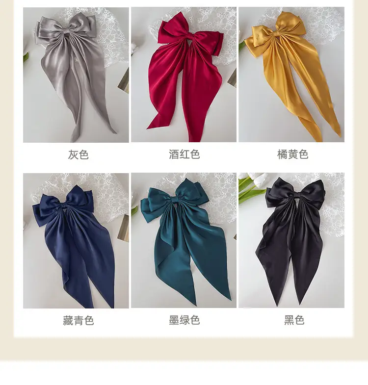 Black Bow Hairpin Clip for Women — feature 3