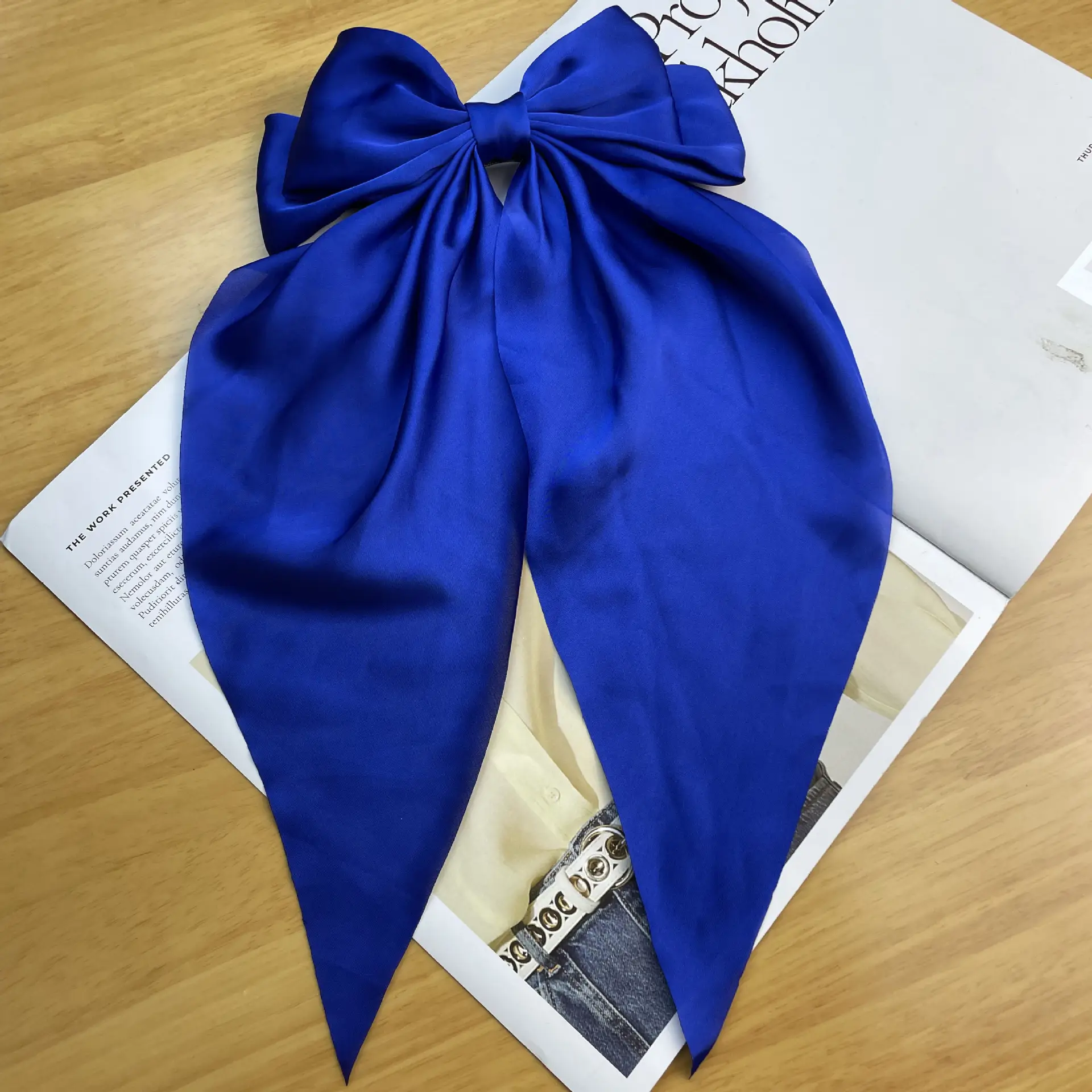 Black Bow Hairpin Clip for Women — feature 19