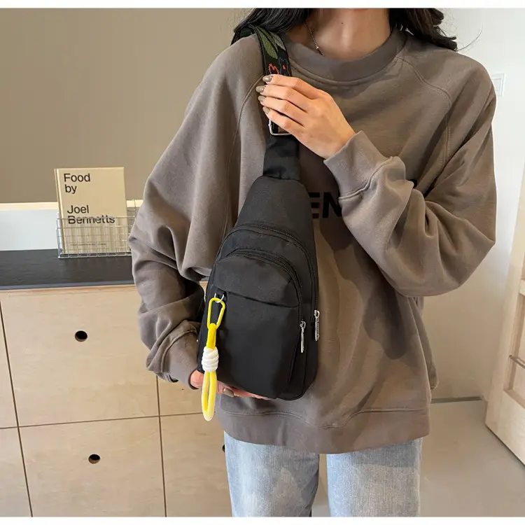 Pink Multi-Compartment Shoulder Bag for Women — feature 15