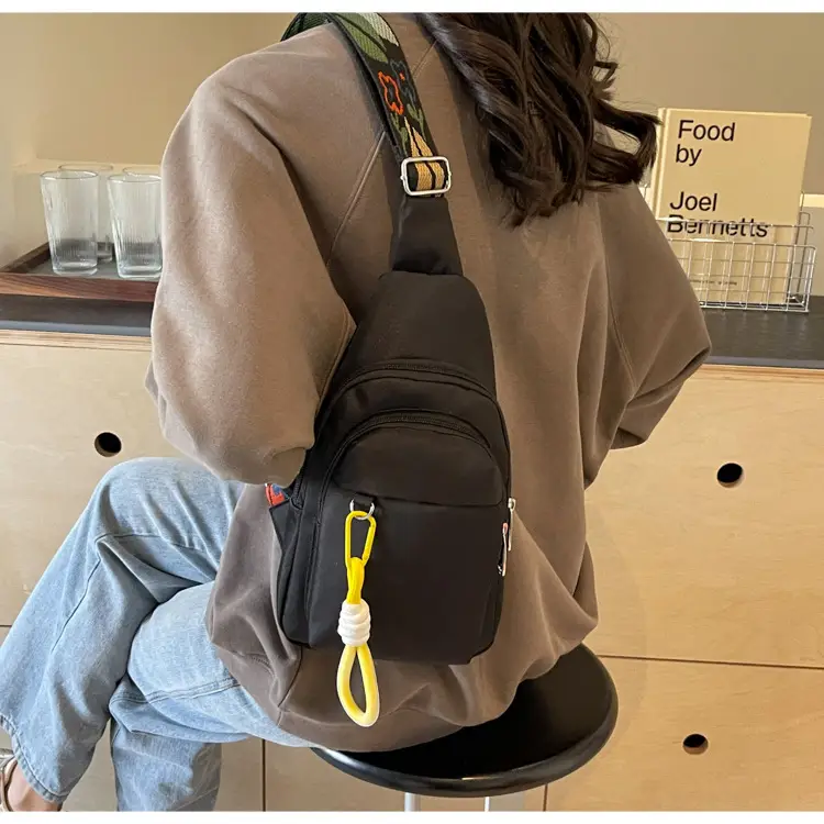 Pink Multi-Compartment Shoulder Bag for Women — feature 16