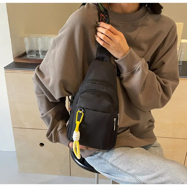 Pink Multi-Compartment Shoulder Bag for Women — feature 17