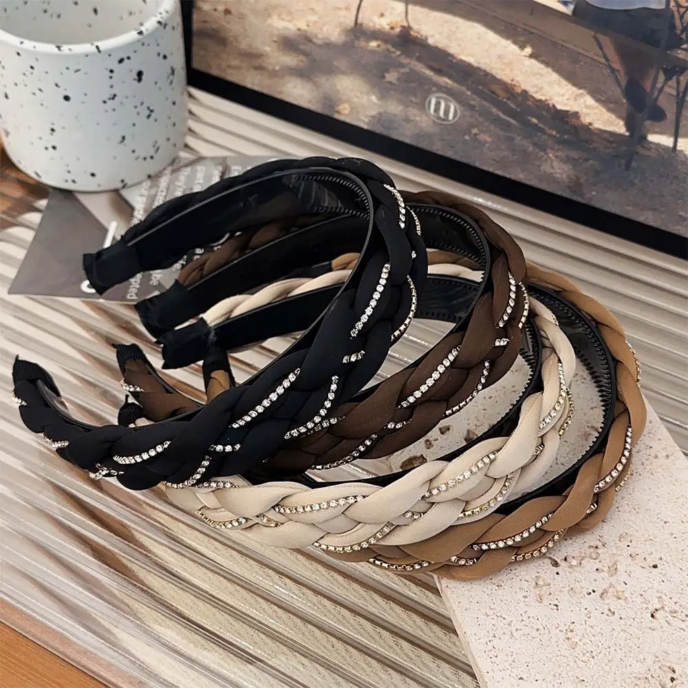 Vintage Twist Headband for Women Brown High-Grade Non-Slip - Image 6