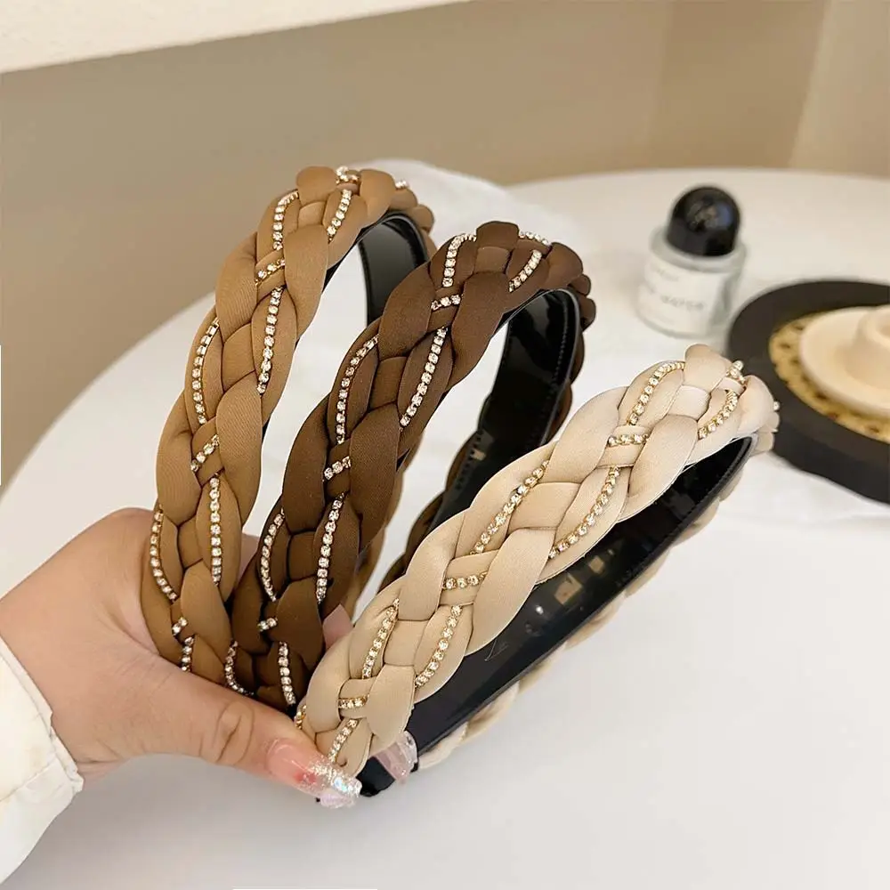 Vintage Twist Headband for Women Brown High-Grade Non-Slip - Image 8