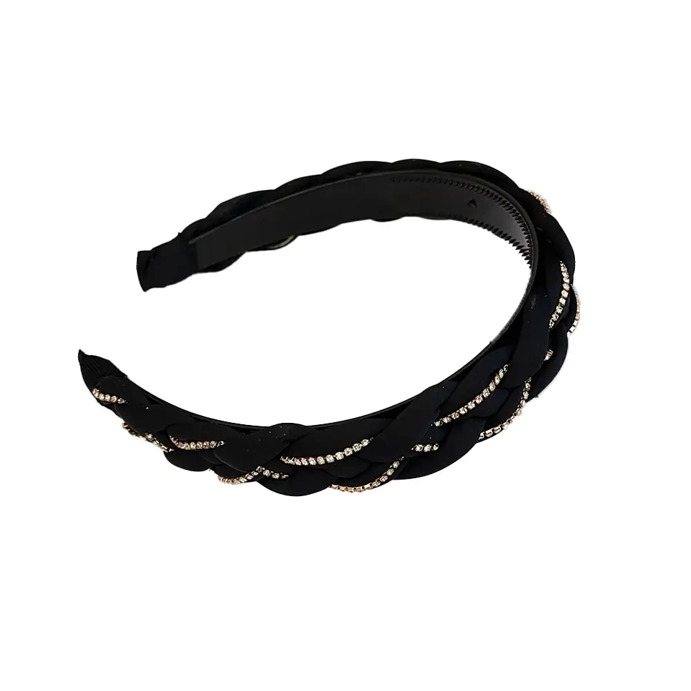 Vintage Twist Headband for Women Brown High-Grade Non-Slip - Image 9