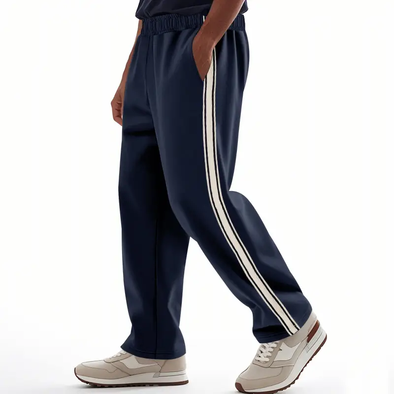 Men's 2025 Cross-Border Pants Loose Side Striped Wide Leg — feature 16