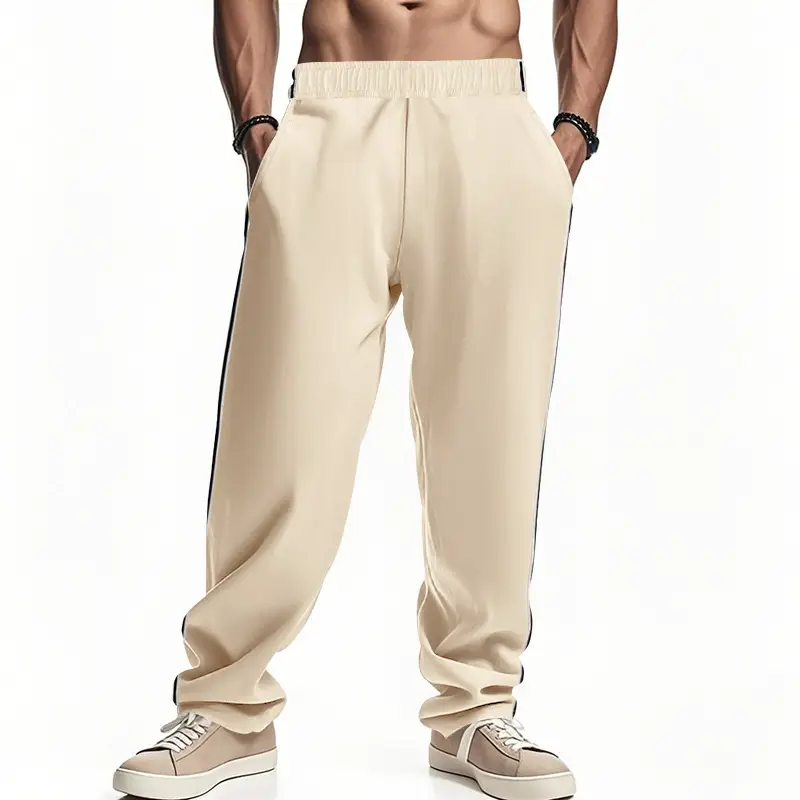 Men's 2025 Cross-Border Pants Loose Side Striped Wide Leg — feature 34