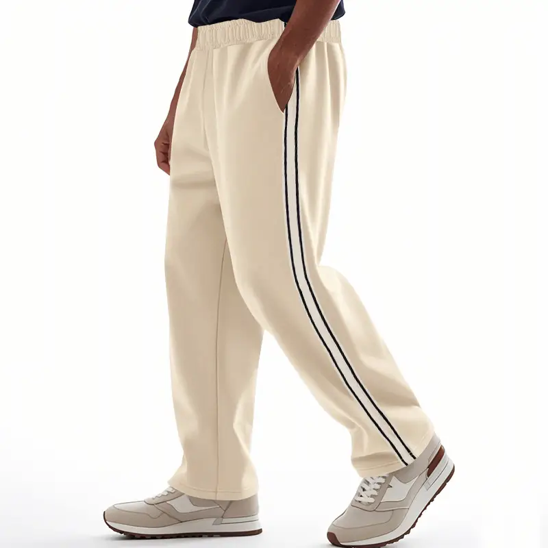 Men's 2025 Cross-Border Pants Loose Side Striped Wide Leg — feature 37