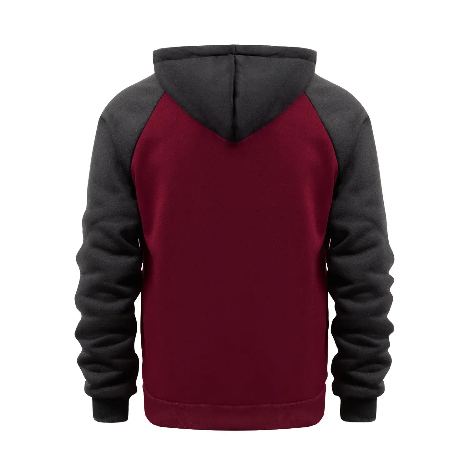 Men's Blue Black Hoodie Sweatshirt Set with Zip Front — feature 24