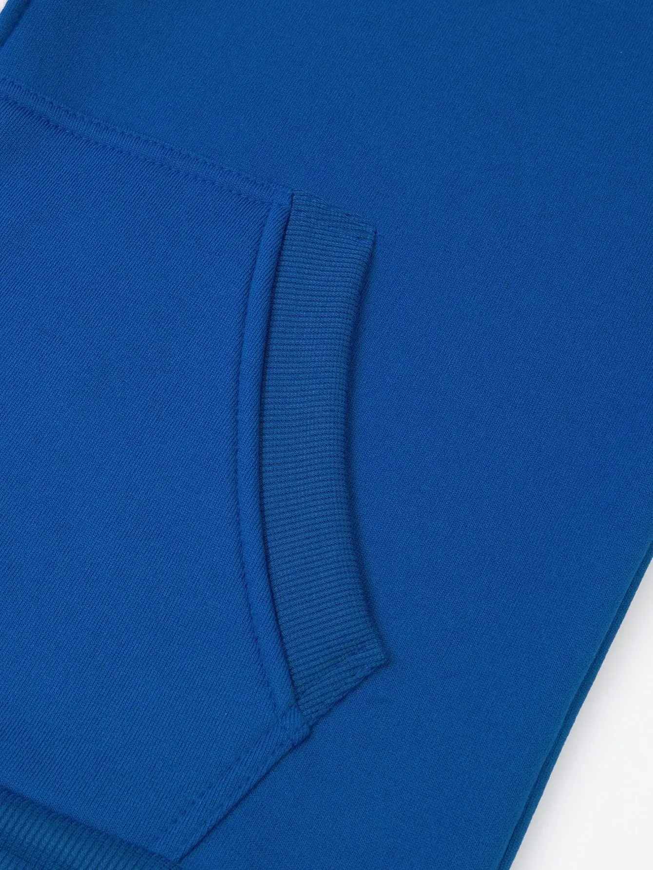 Men's Blue Black Hoodie Sweatshirt Set with Zip Front — feature 9