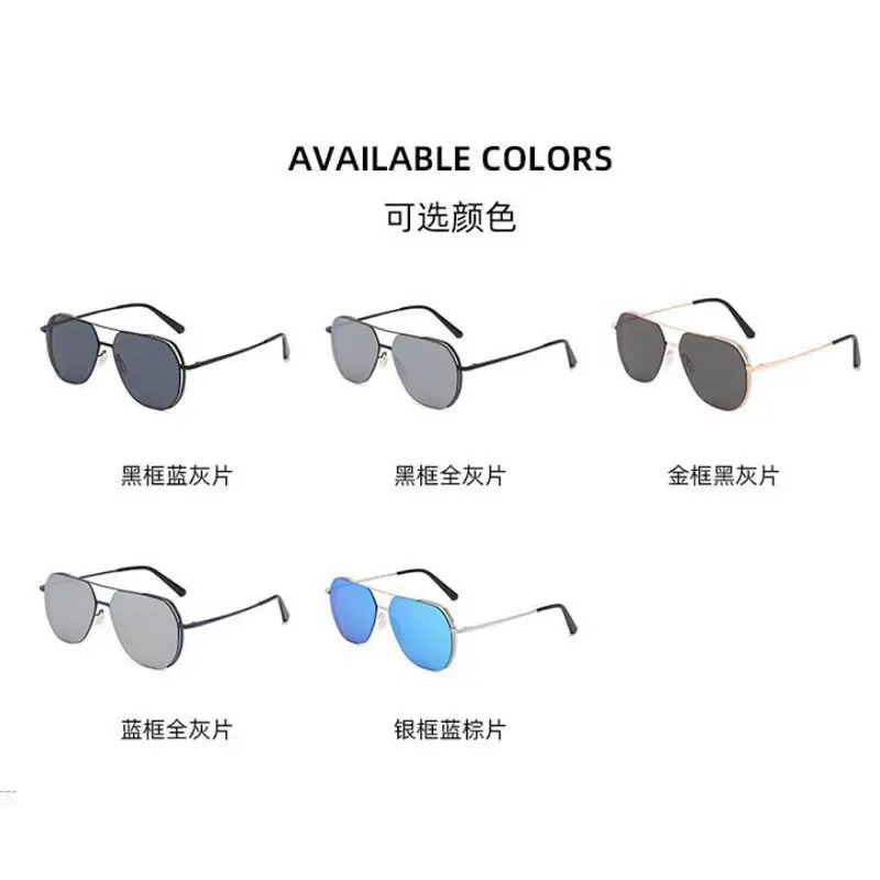 Men Women Sunglasses Available Colors Large Frame Nylon Polarized - Image 7