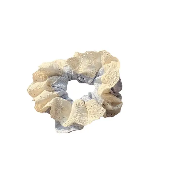 Double Layer Lace Hair Tie Scrunchie 2025 New Spring - Image 7
