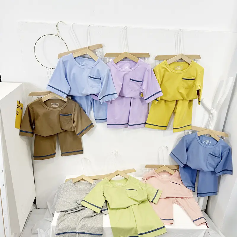 Children's Yellow 2-Piece Sleep Suit Medium Large — feature 3