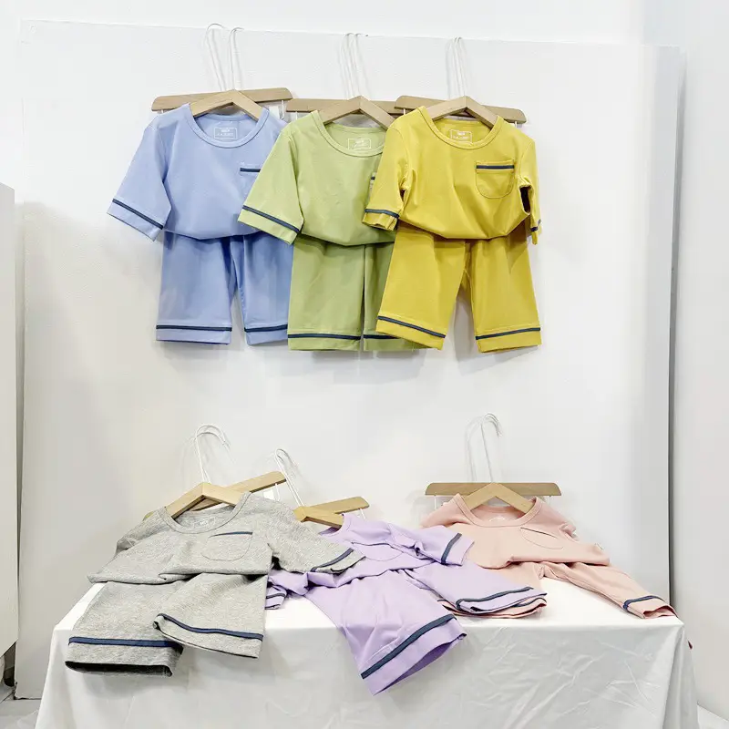 Children's Yellow 2-Piece Sleep Suit Medium Large — feature 5