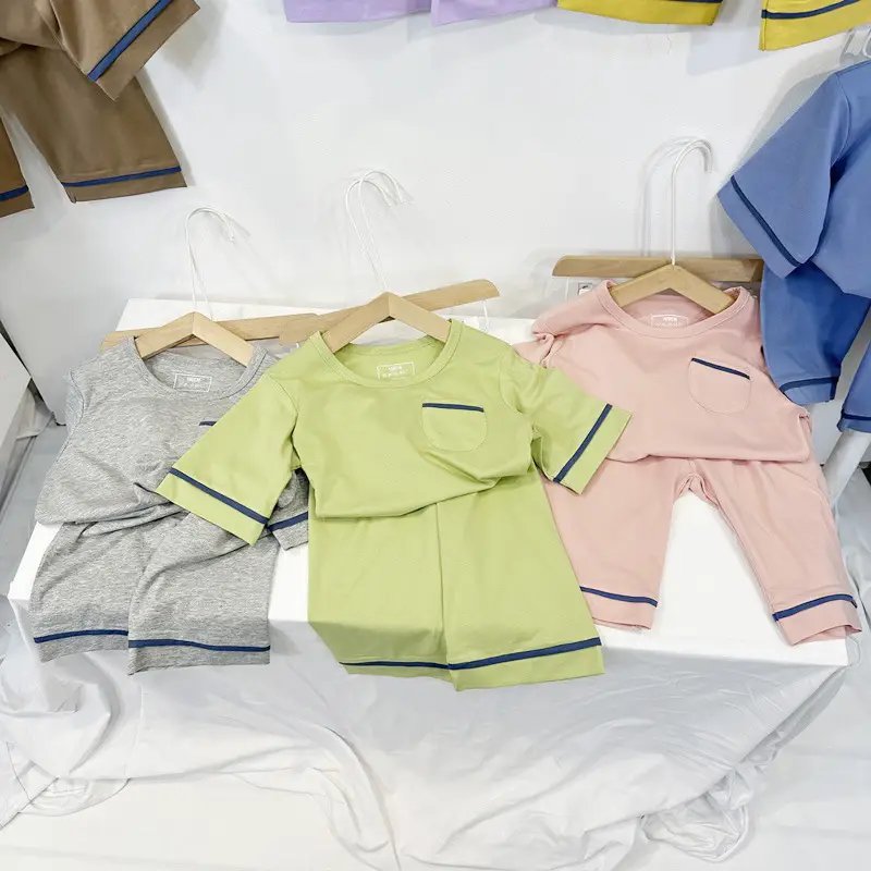 Children's Yellow 2-Piece Sleep Suit Medium Large — feature 8