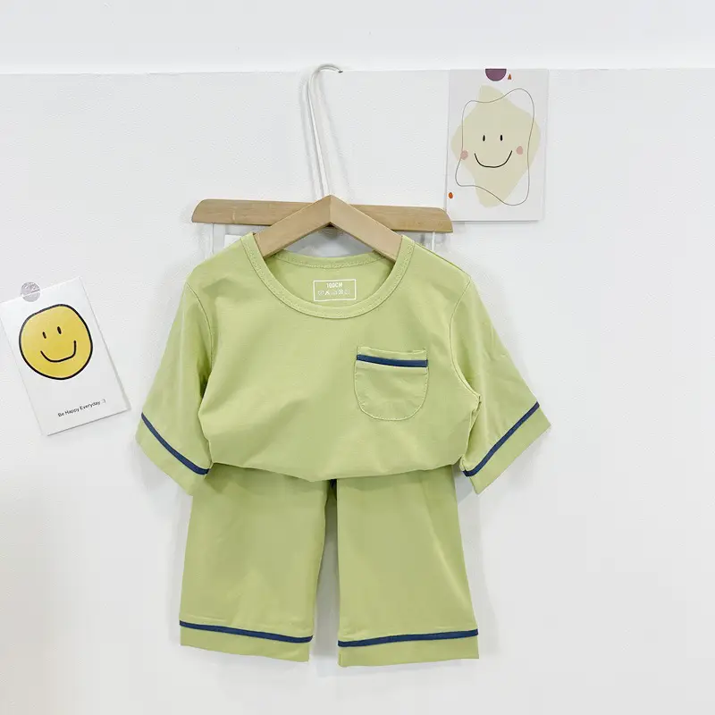 Children's Yellow 2-Piece Sleep Suit Medium Large — feature 9