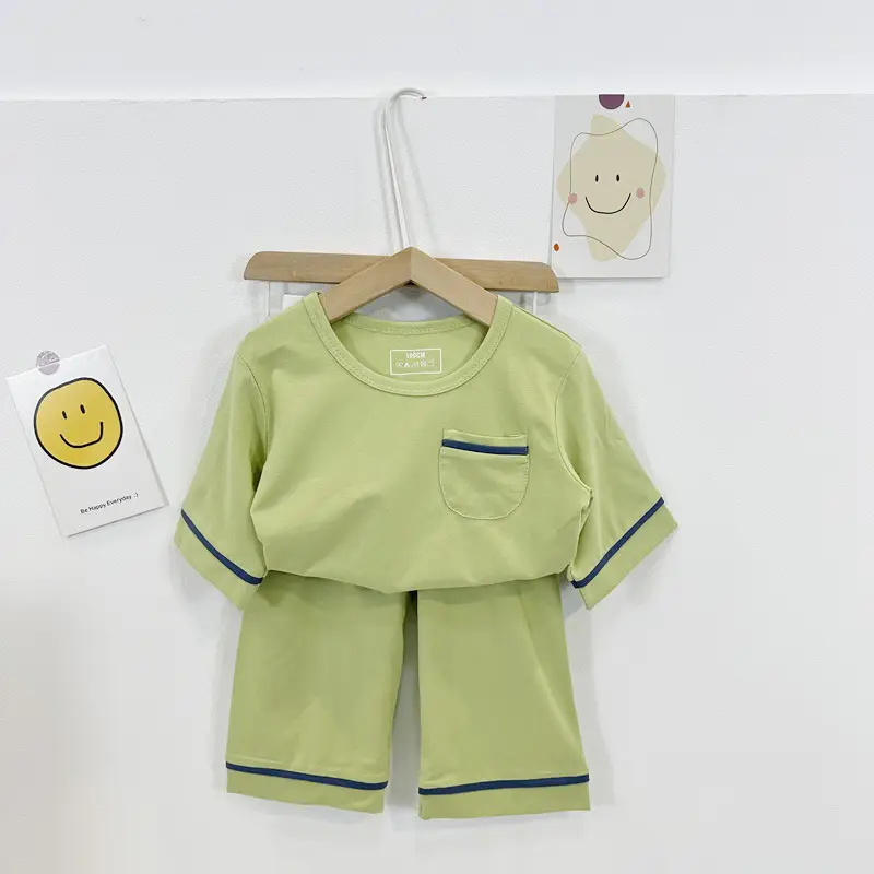 Children's Yellow 2-Piece Sleep Suit Medium Large