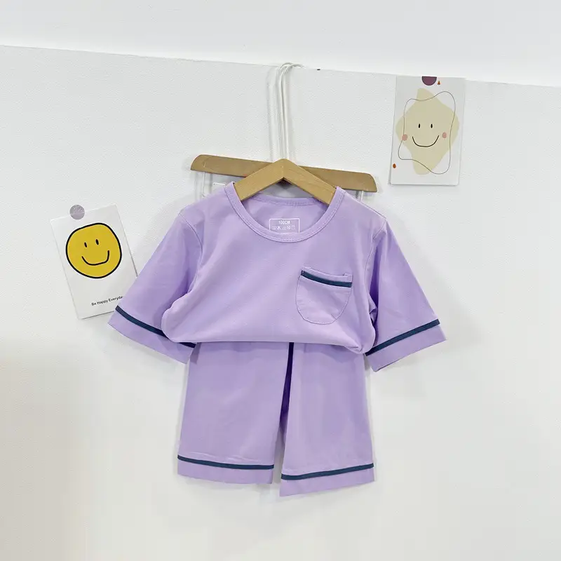 Children's Yellow 2-Piece Sleep Suit Medium Large