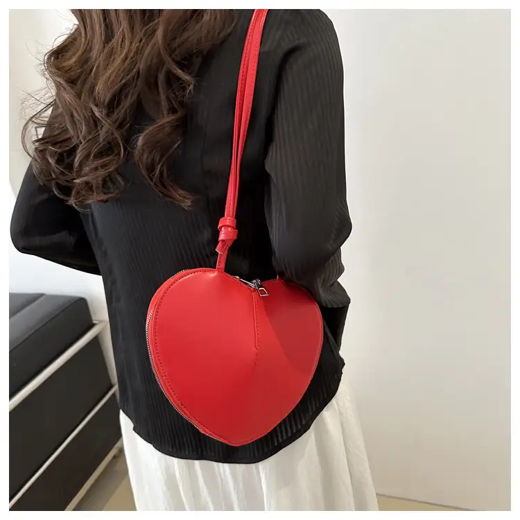 Pink Heart Shoulder Bag for Women Valentine's Day — feature 14