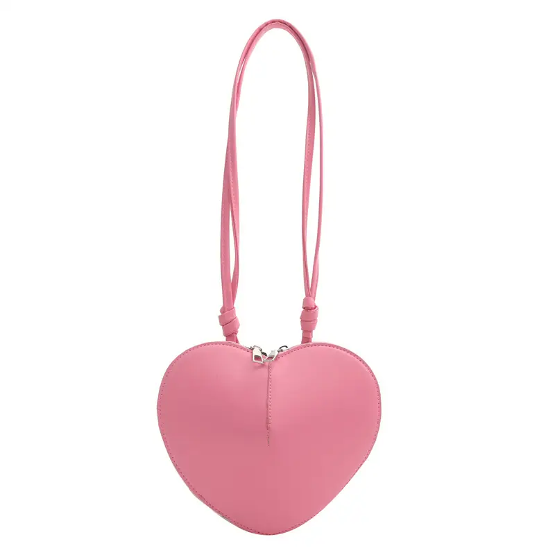 Pink Heart Shoulder Bag for Women Valentine's Day