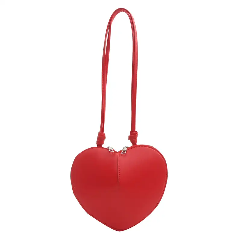 Pink Heart Shoulder Bag for Women Valentine's Day