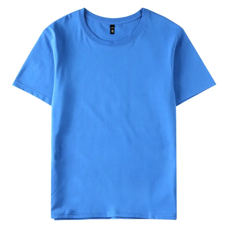 White Cotton Crewneck T-Shirt for Men Women 180g - Image 5