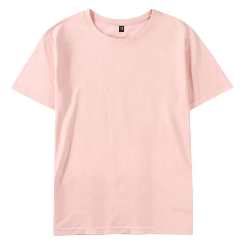 White Cotton Crewneck T-Shirt for Men Women 180g - Image 8