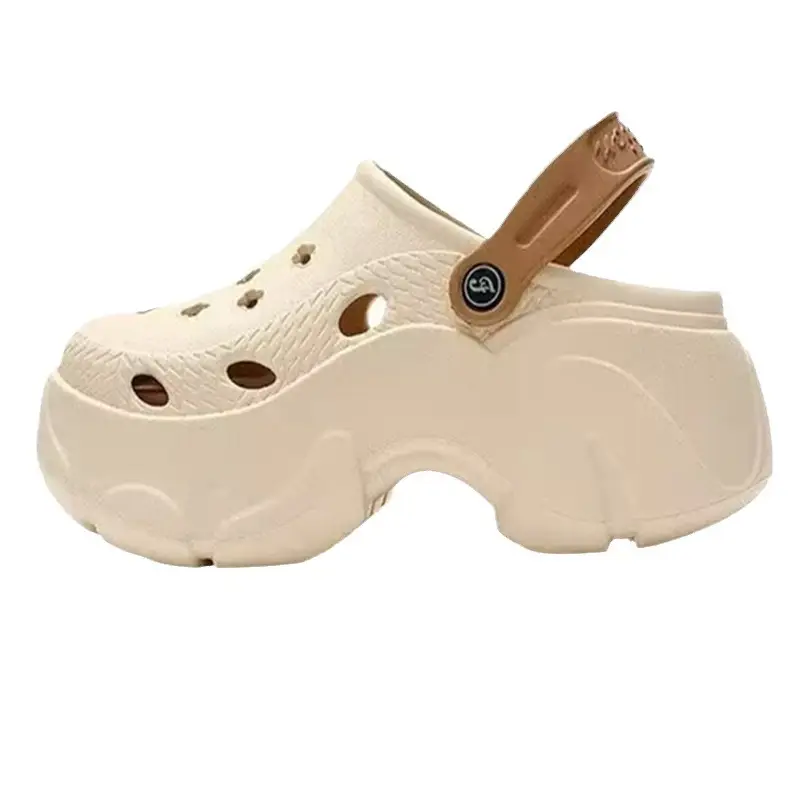 Lu Langsen New Summer Thick Sole Height Increase Couple Home Beach Hole Baotou Garden Shoes Outer Wear in stock Payment - Image 13