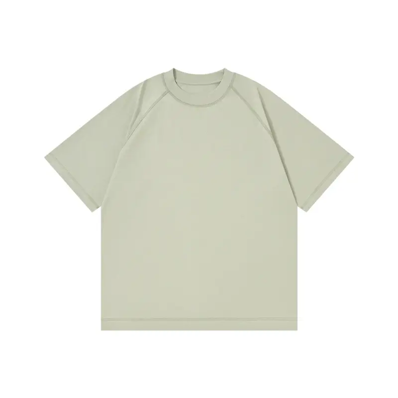 Men's 230g Ice Cotton T-Shirt Round Neck Summer - Image 2