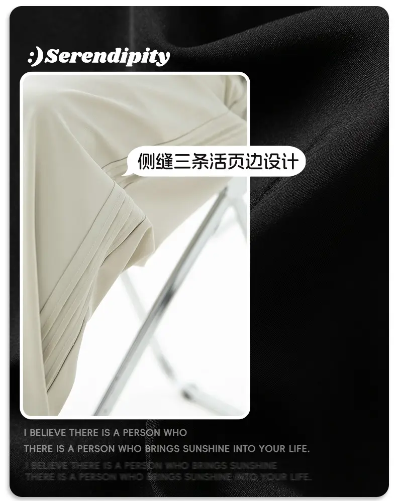 Men Silk Loose Pants Summer Wear Beige Capri — feature 10