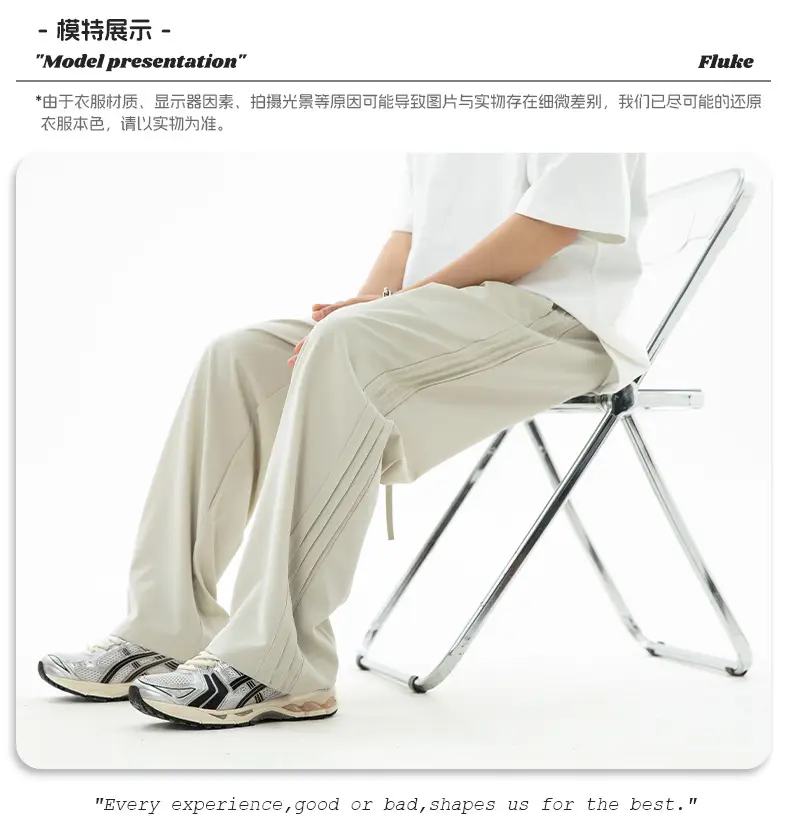 Men Silk Loose Pants Summer Wear Beige Capri — feature 14