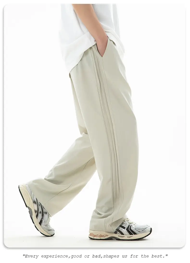 Men Silk Loose Pants Summer Wear Beige Capri — feature 17