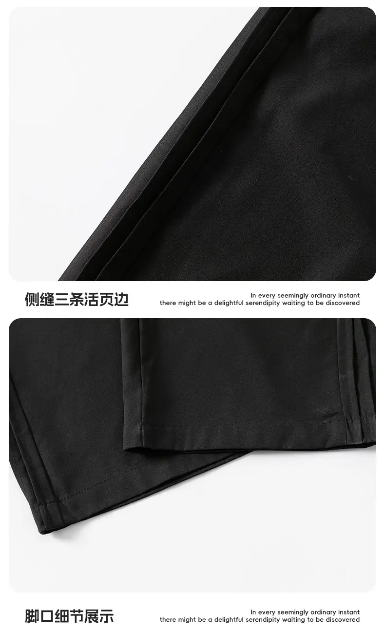 Men Silk Loose Pants Summer Wear Beige Capri — feature 27