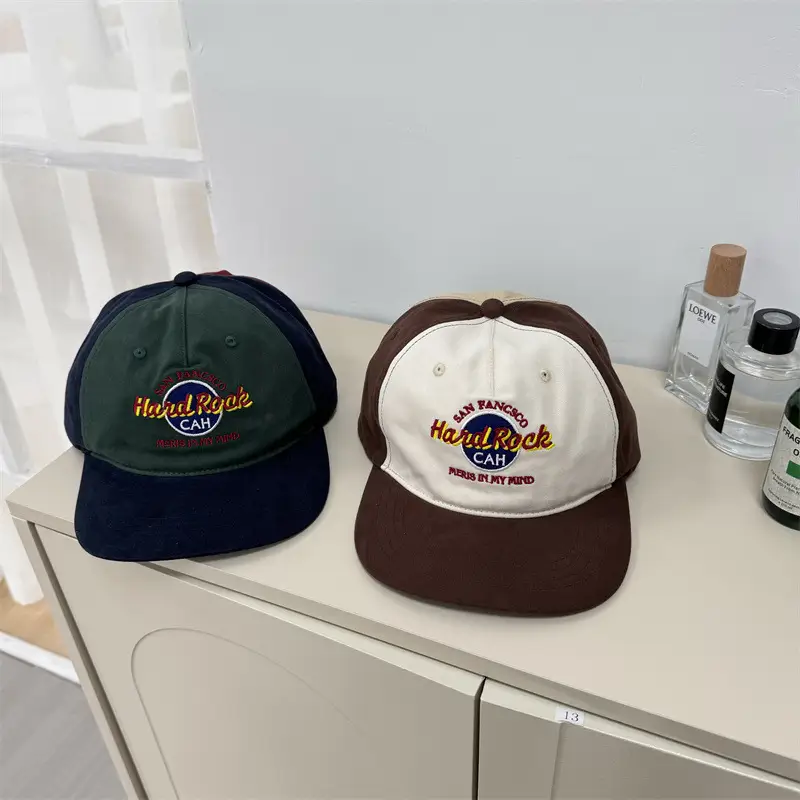 American Retro Letter Embroidered Baseball Cap Men Women Summer Street Hip Hop Peaked Cap - Image 3