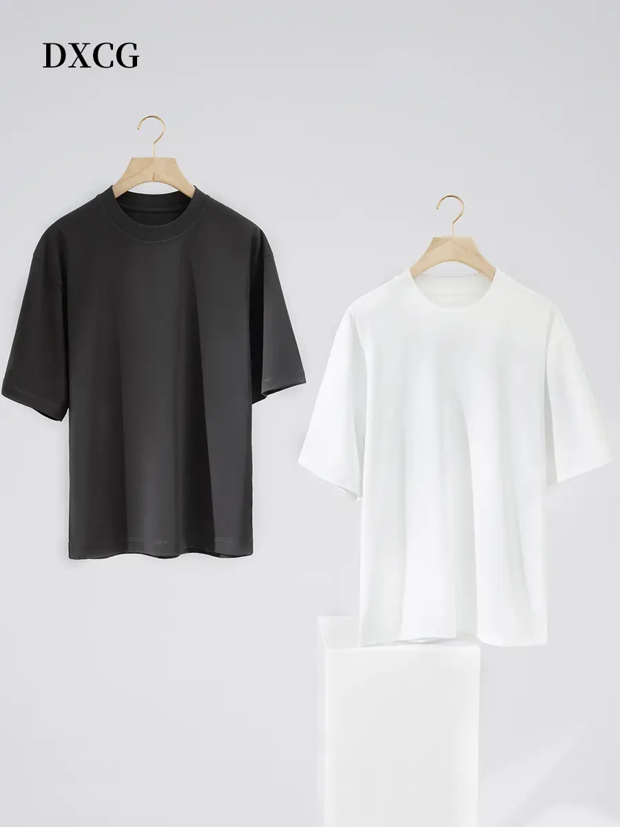Men's White Short Sleeve T-Shirt Cool Sunscreen - Image 8