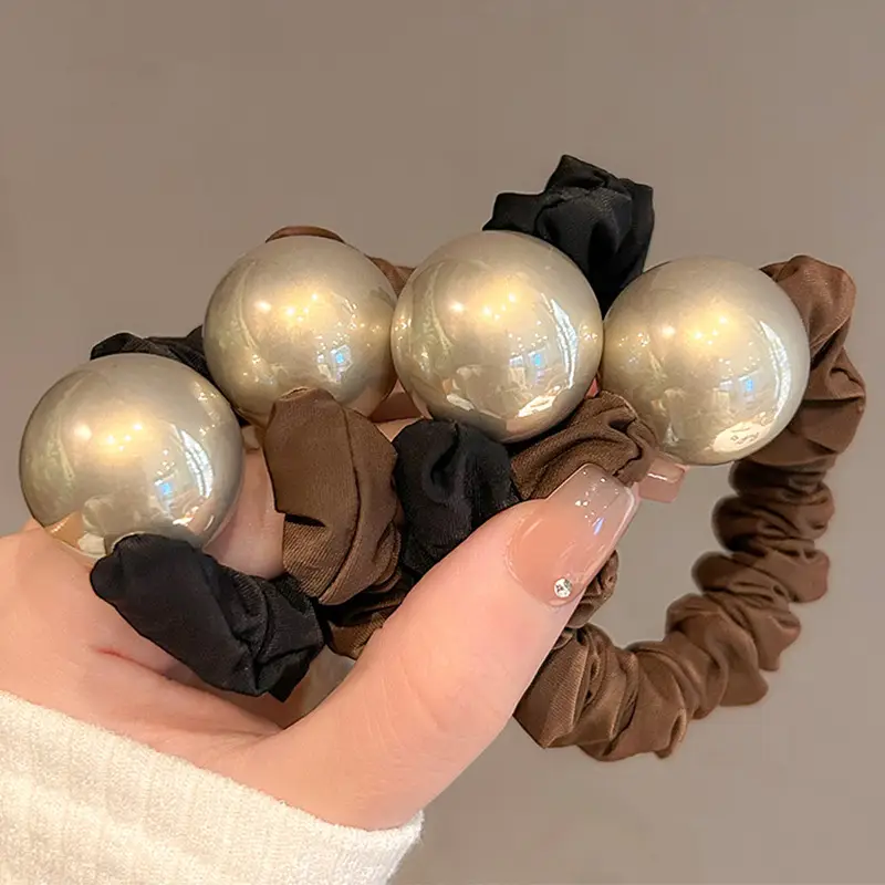 Brown Pearl Hair Band for Women Girls 2024 — feature 2