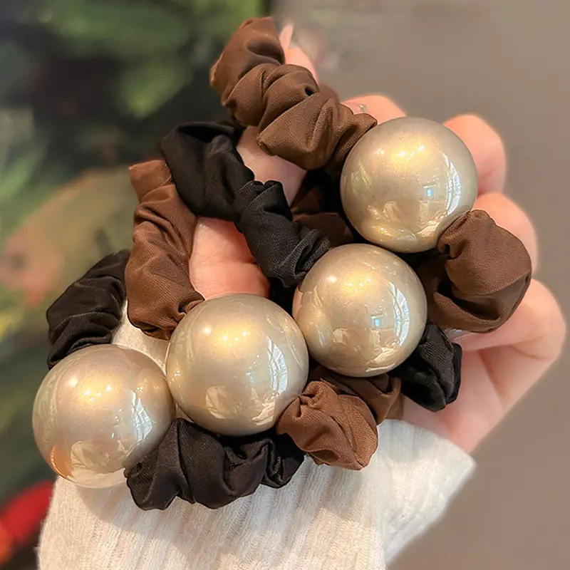 Brown Pearl Hair Band for Women Girls 2024 — feature 3
